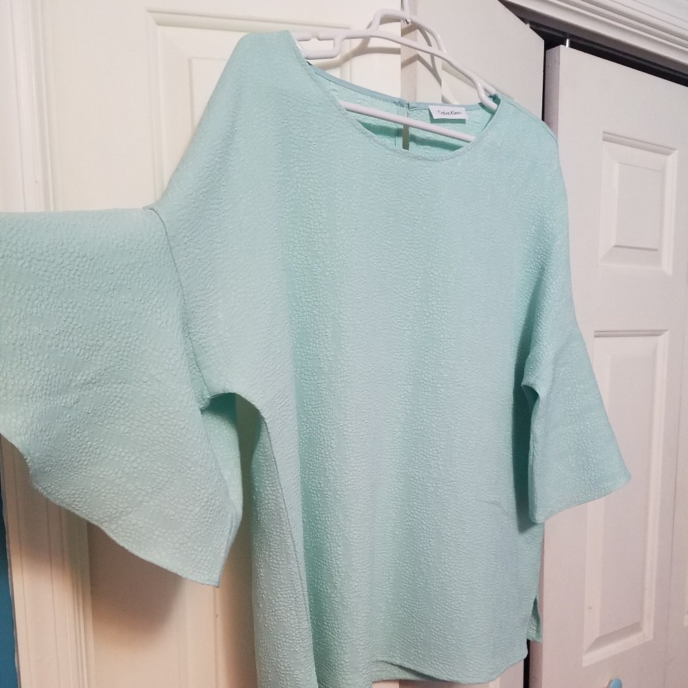 Teal Calvin Klein shirt